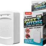 Upgraded PEST OFFENSE New Look Electronic Pest Repeller for Indoor Pest Control of Mice, Rats, Rodents, Roaches for Home, Office, Business, Garage, Warehouse