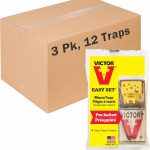 Victor EZ Set Wooden Snap Trap - 12 Pack