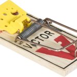 Victor Easy Set Mouse Trap 4 Pack M033 - Wooden Easy Set Mouse Trap - Prebaited