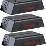 Victor M250SSR-3 Indoor Humane Electronic Mouse Trap - No Touch, No See Electric Instant Kill Mouse Trap - 3 Traps