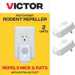 Victor M752PS PestChaser Rodent Repellent with Nightlight & Extra Outlet
