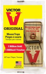 Victor Metal Pedal Mouse Trap - M023 - Wood Mouse Trap, Brown, 2 Count (Pack of 1) - Image 2