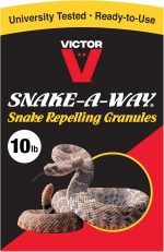 Victor Snake-A-Way Outdoor Snake Repellent Granules for Yard, 10 lb Bag